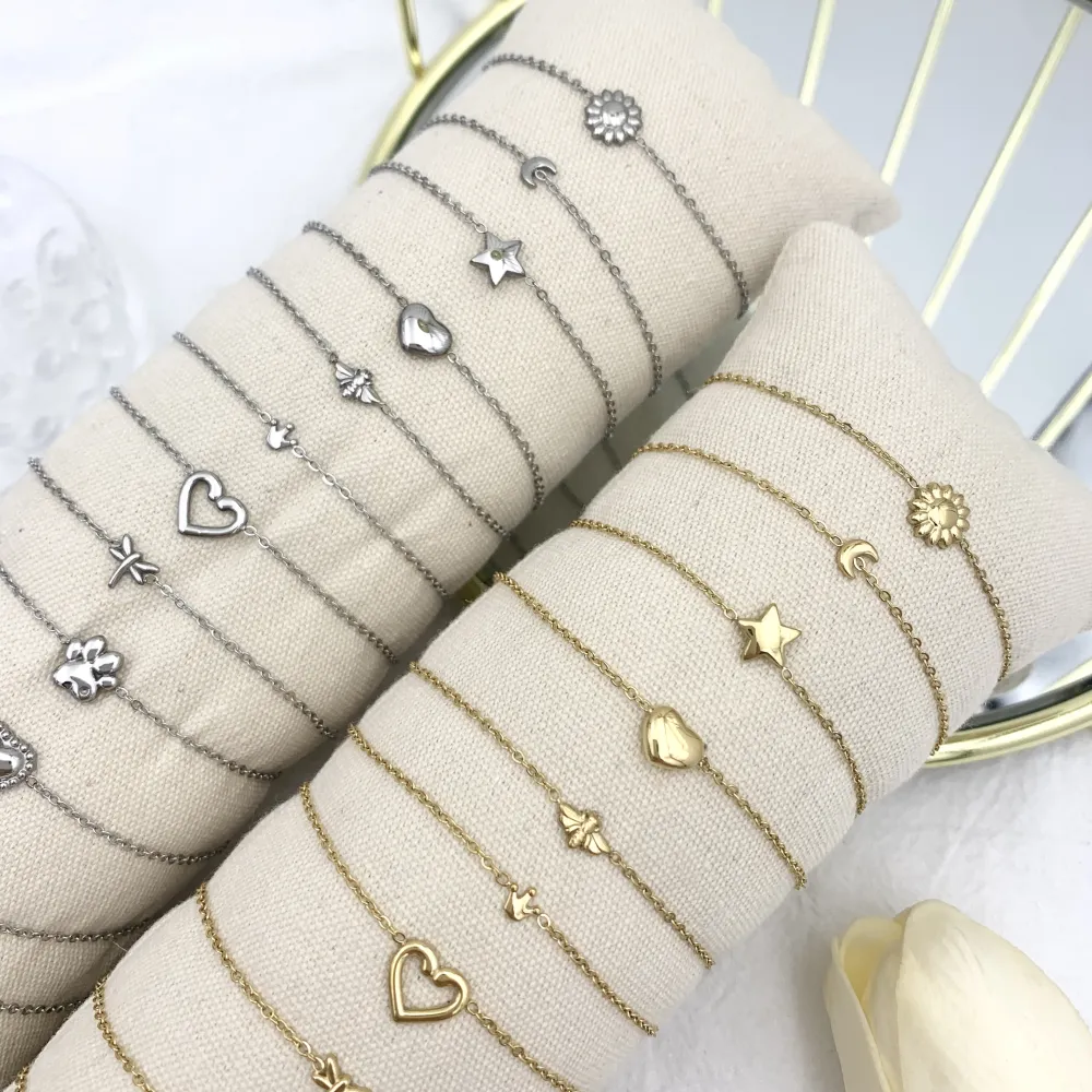 Soggetti Mix-12Pz Bracciali in Acciaio - BPA-514-108