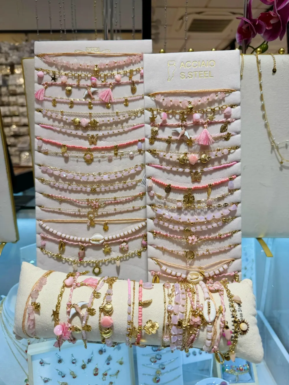 Mix Soggetti-15pz Bracciali in Acciaio - BPA-732-292