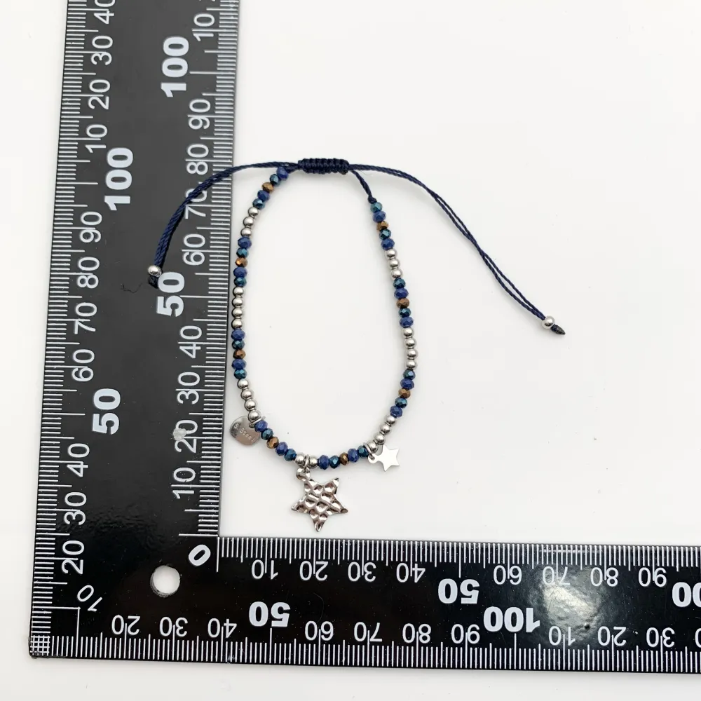 12Pz Bracciali in Acciaio Regolabili + Cuscino in Omaggio - BPA7690-Stella -12 Pz Bracciali in Acciaio