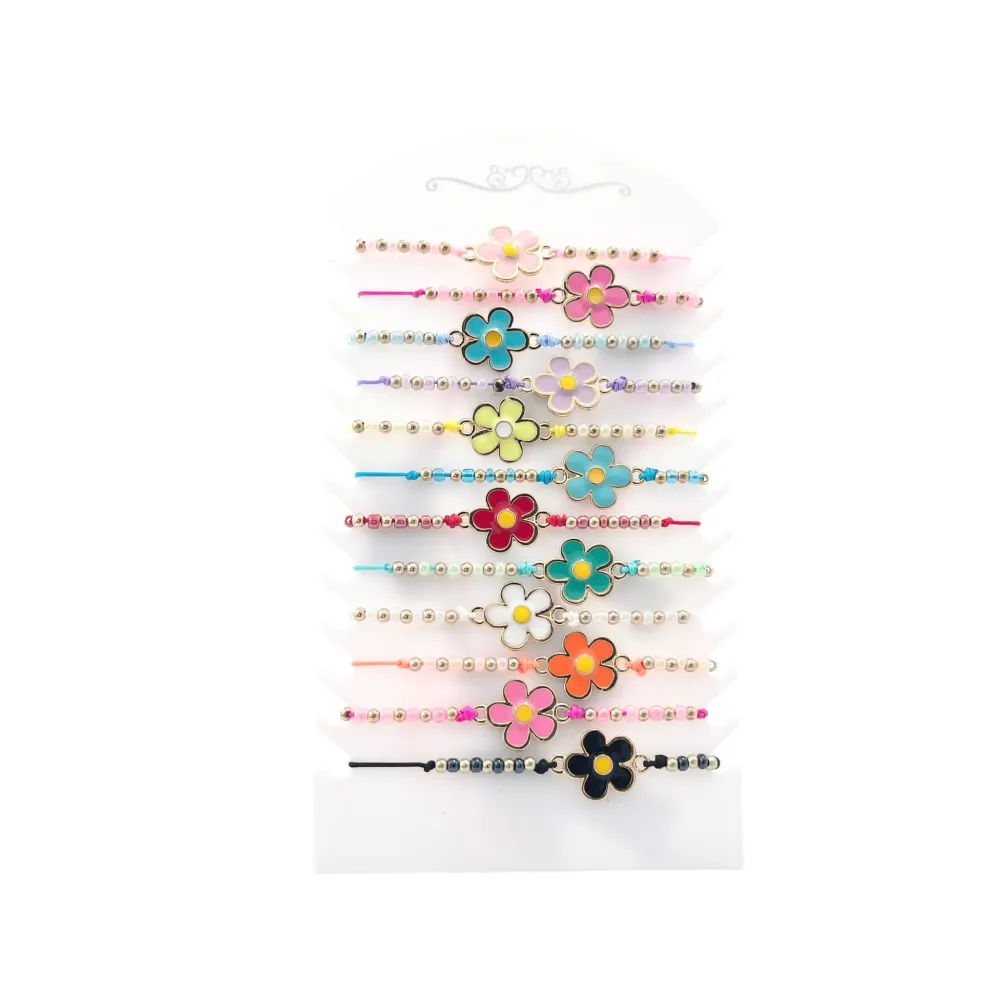 Fiore Margherita -12 Pz Bracciali Regolabili - BPM-480-74