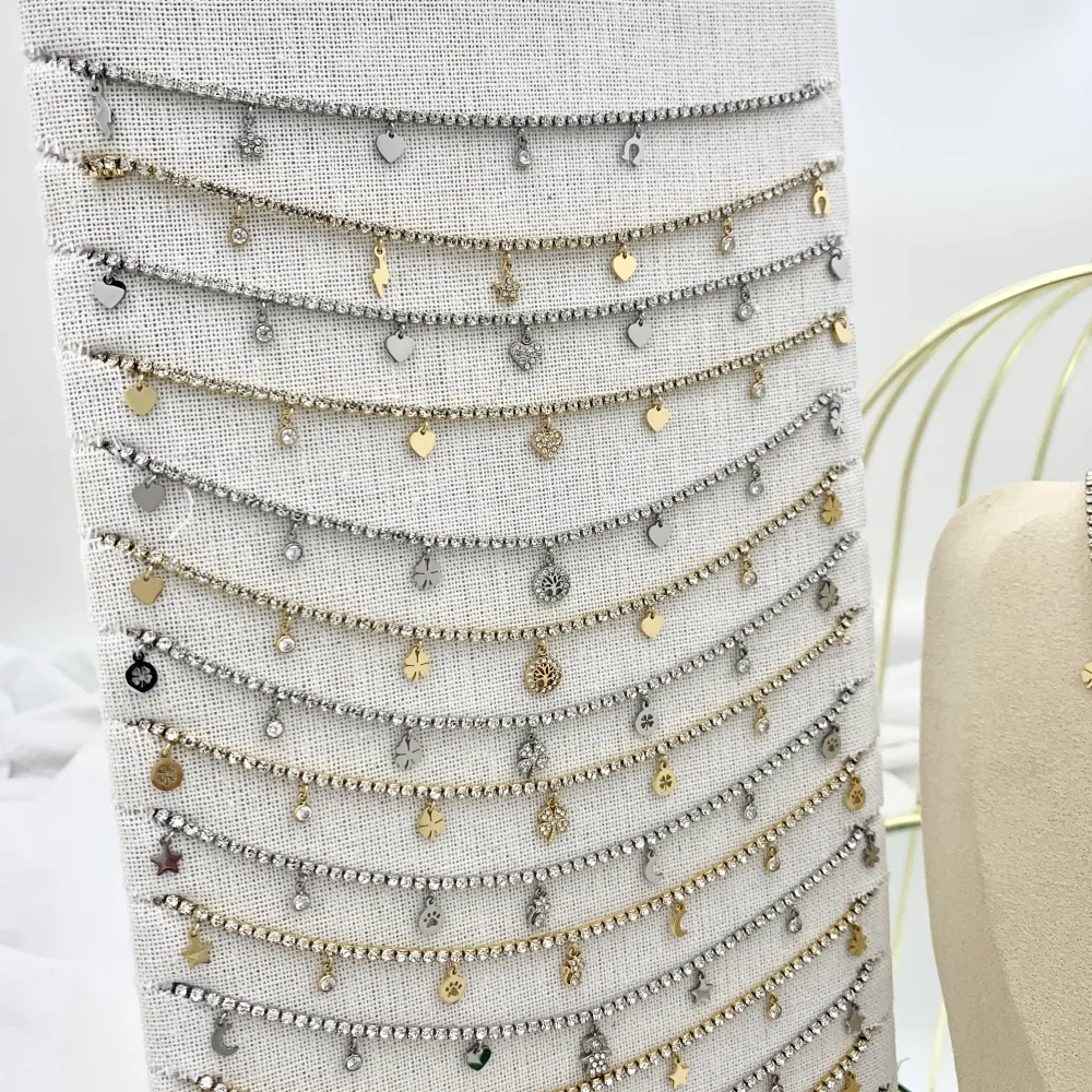 Tennis con Bimba-Collana Corta in Acciaio - CAC-103-AA2540N Bimba