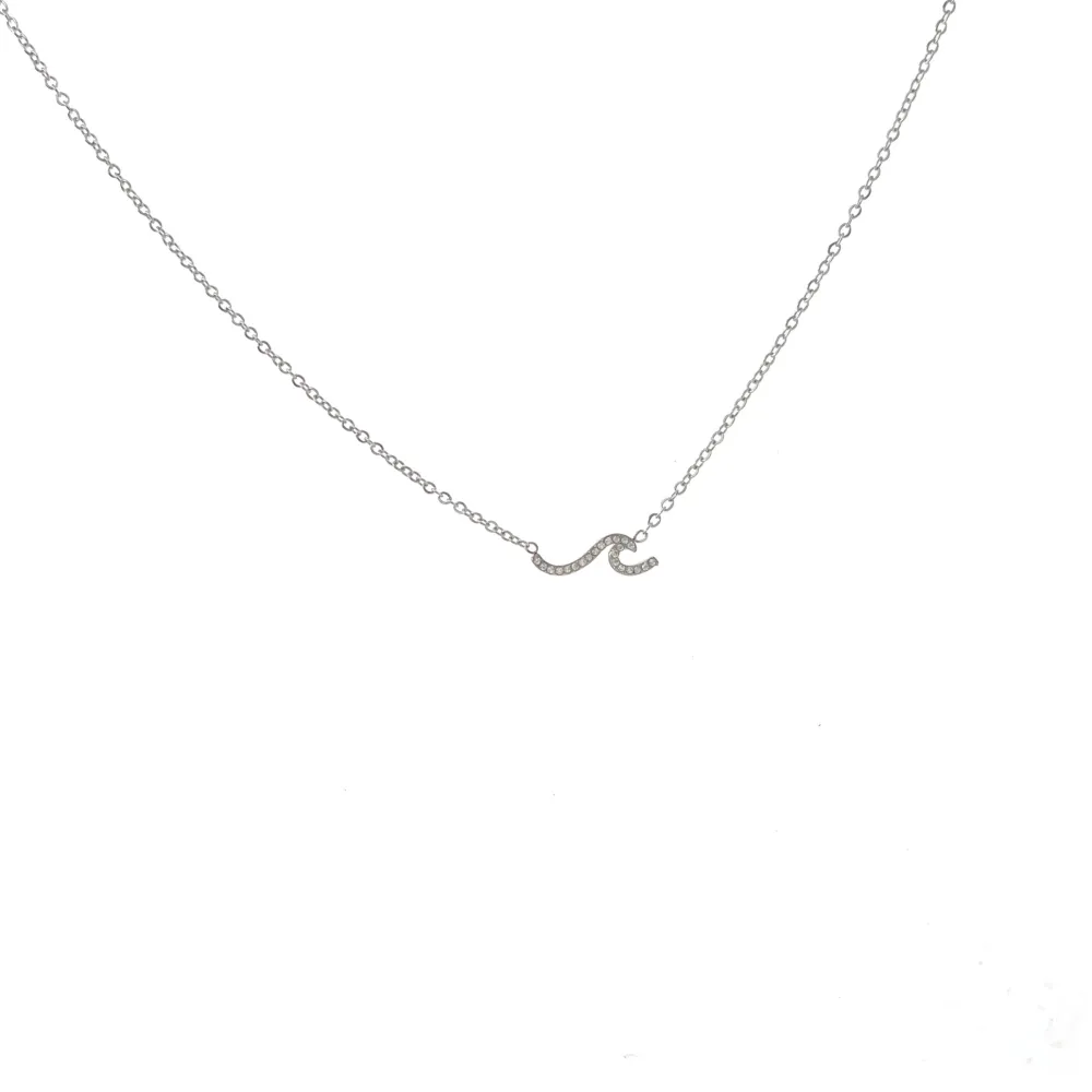 Onda-Collana Corta in Acciaio - CAC-103-AA2843N