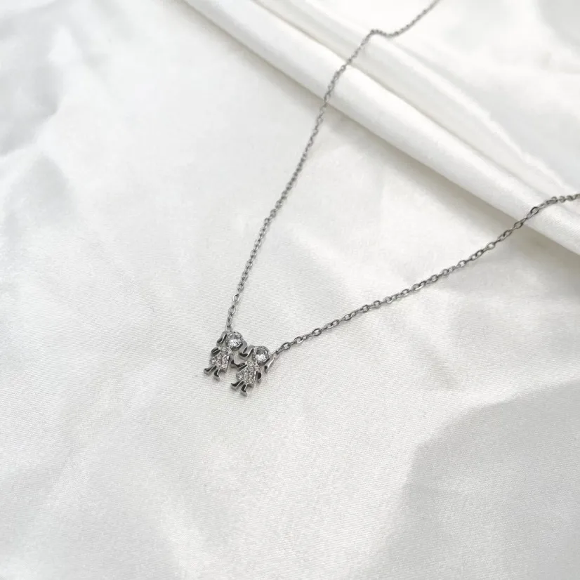 Bimbi-Collana Corta in Acciaio - CAC-103-AA315N