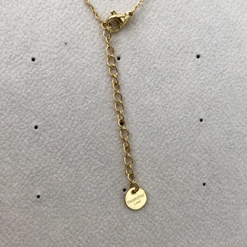 Albero della Vita con Zirconia-Collana Corta in Acciaio - CAC-103-AA36N