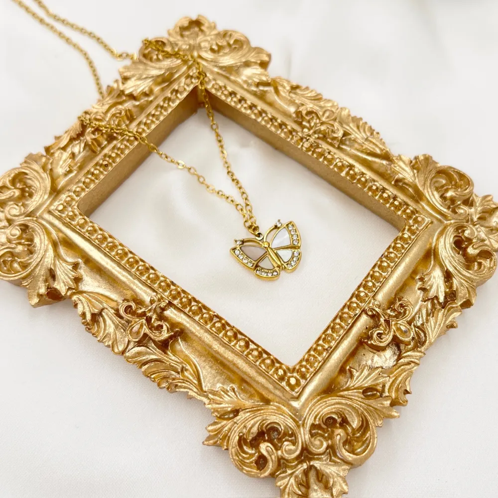 Farfalla-Collana Girocollo in Acciaio - CAC-103-AA4179N