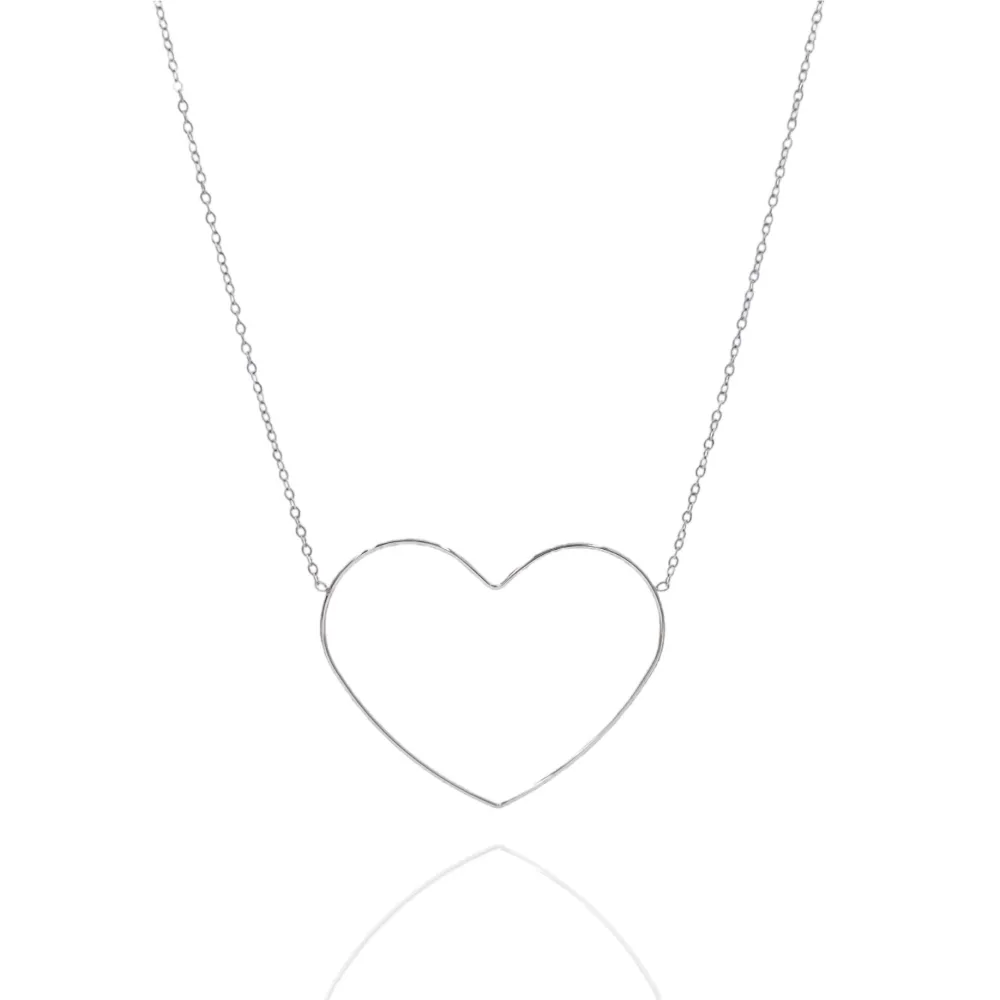 Cuore-Collana Corta in Acciaio - CAC-103-AA4278N