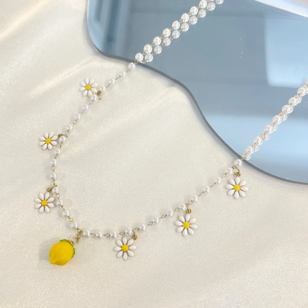 Limone Margherita -Collana Corta in Acciaio - CAC-103-AA5394N