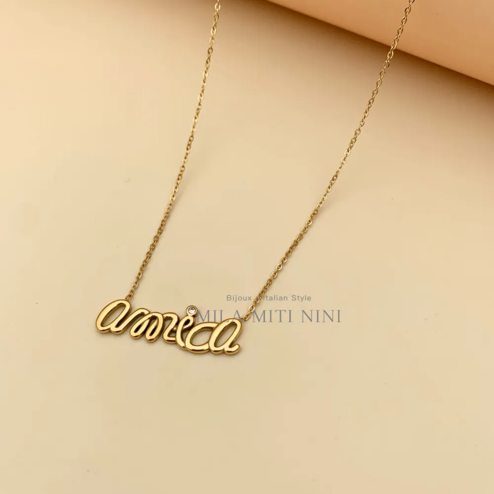 Amica-Collana Corta in Acciaio - CAC413-1674