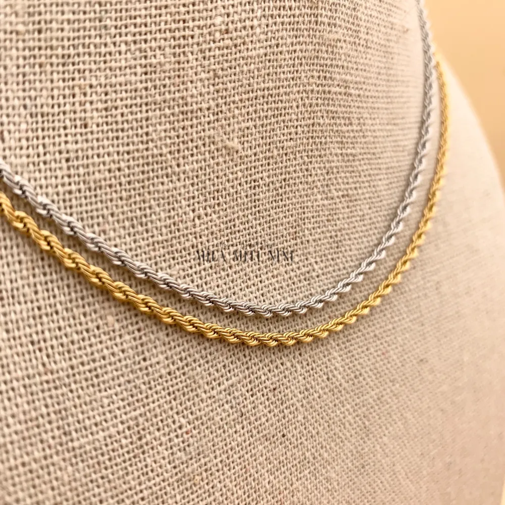 Torchon 2mm-Catena in Acciaio - CAC-413-2mm