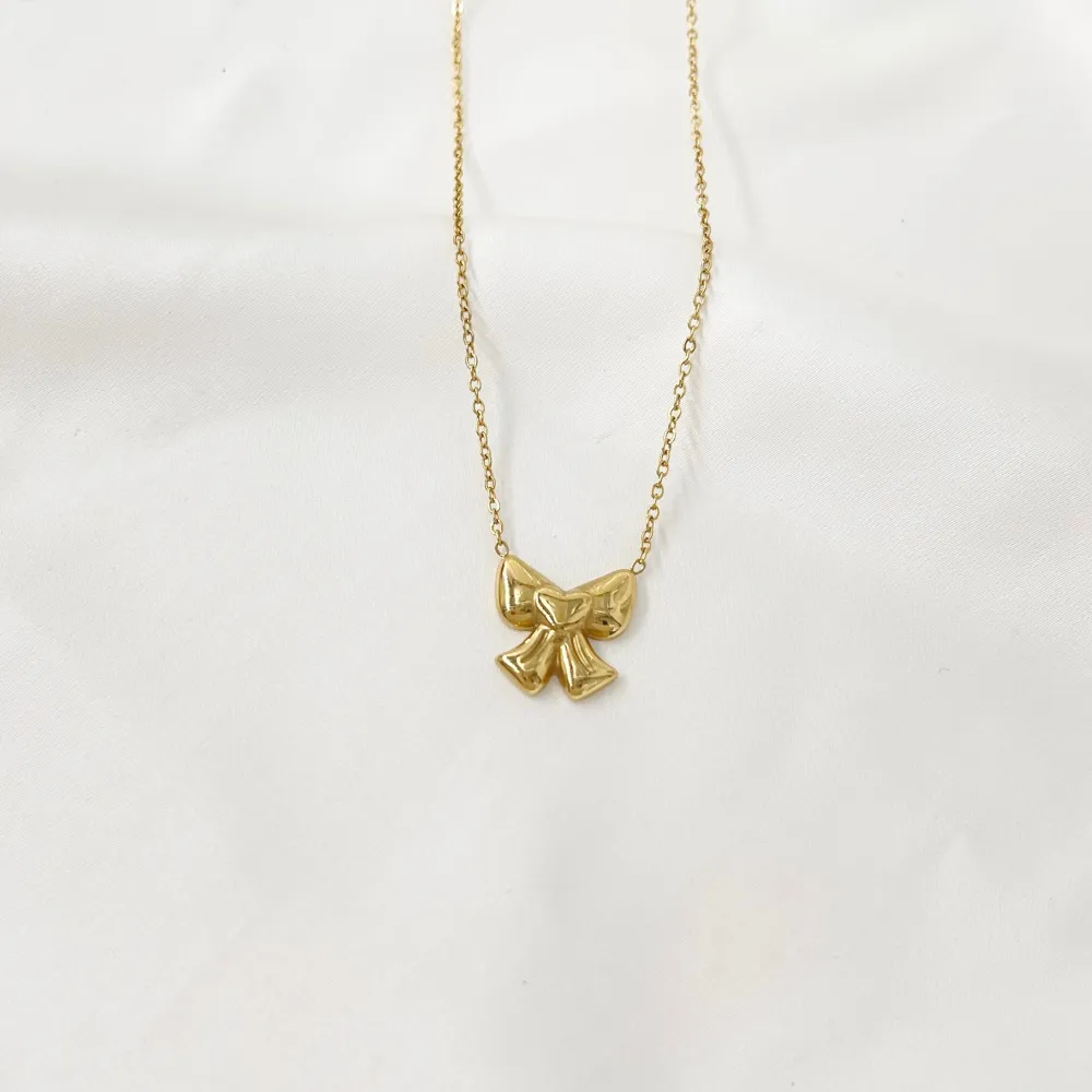 Fiocco-Collana Girocollo in Acciaio - CAC-413-3588