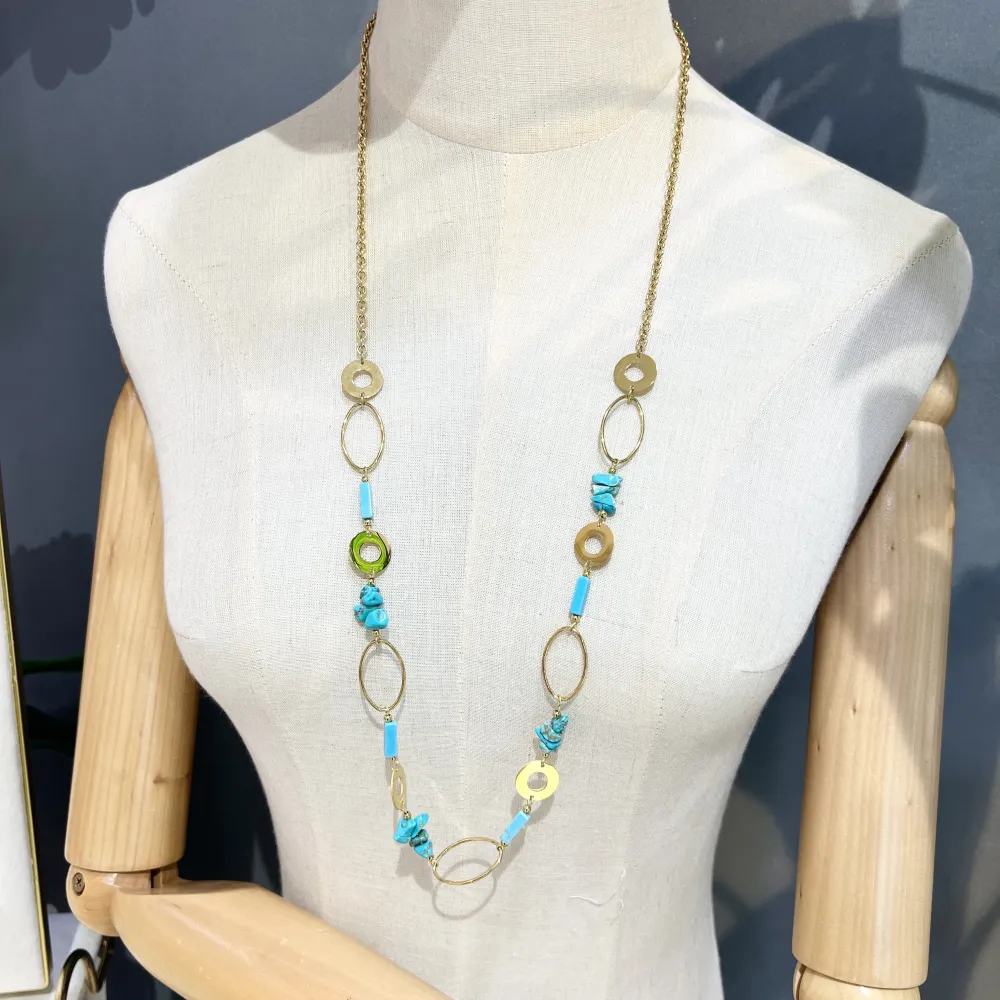 Catena-Collana Lunga in Acciaio - CAL-765-30