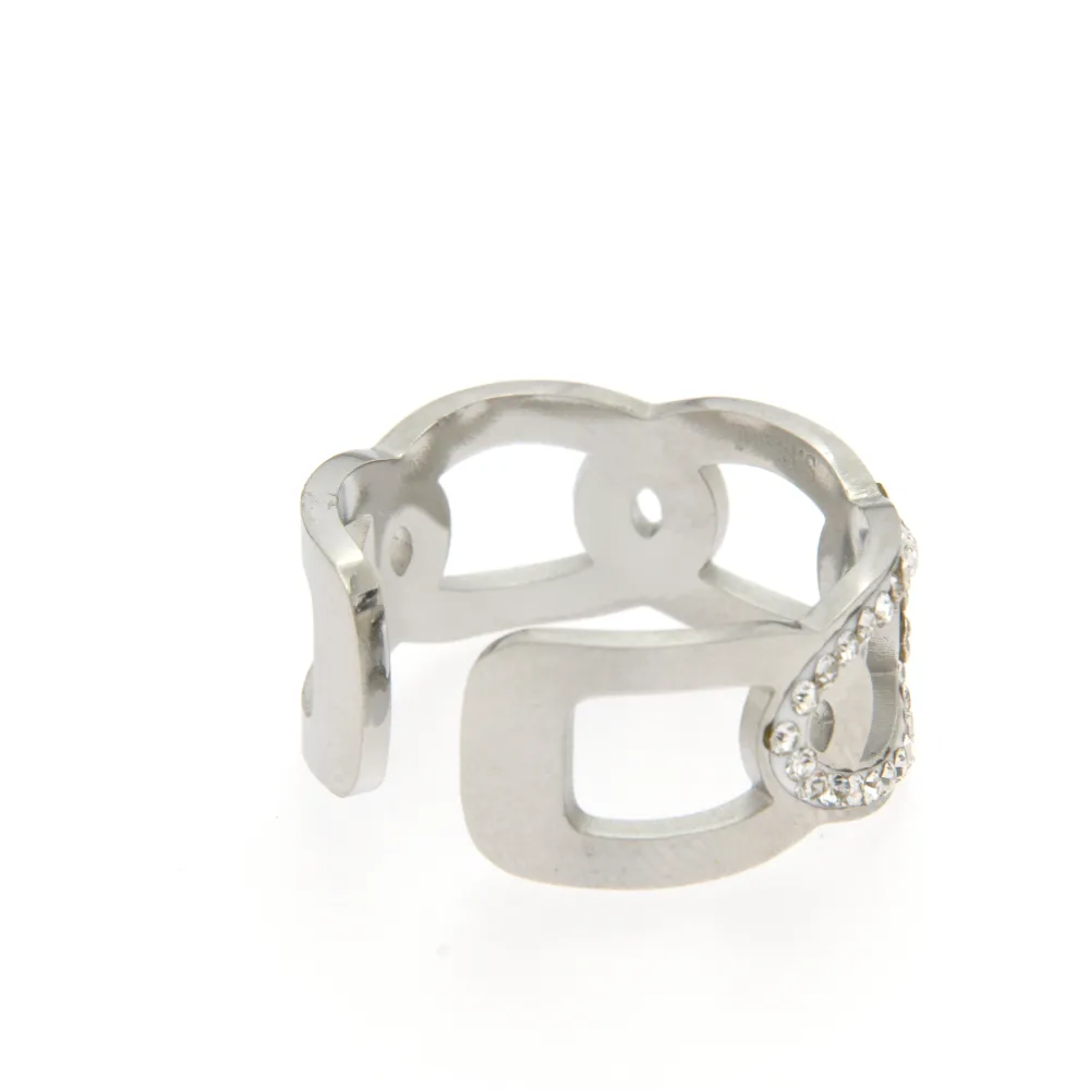 Catena 3141 - Anello Regolabile in Acciaio - Catena 3141 - Anello Regolabile in Acciaio