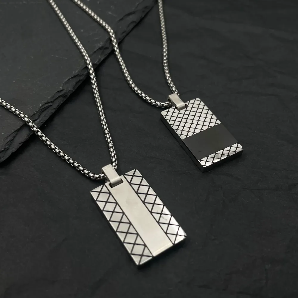 Target-Collana Corta in Acciaio da Uomo - CAU-208-293