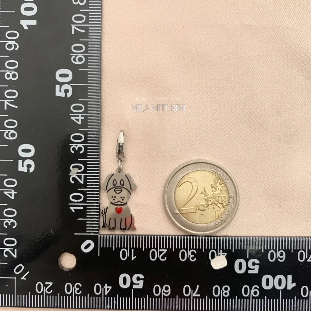 CIO413-115-Cane-Ciondolo in Acciaio - CIO413-115-Cane-Ciondolo in Acciaio