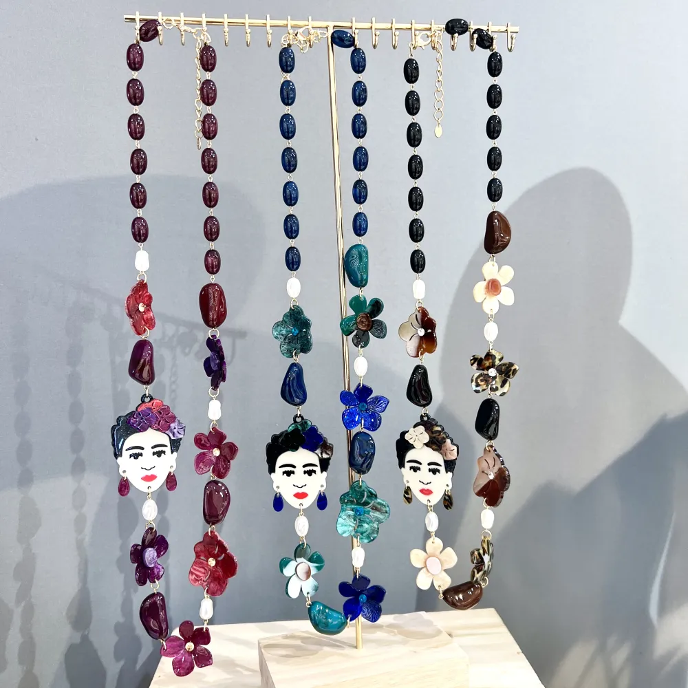 Frida Fiore-Collana Lunga Moda - CML-15439