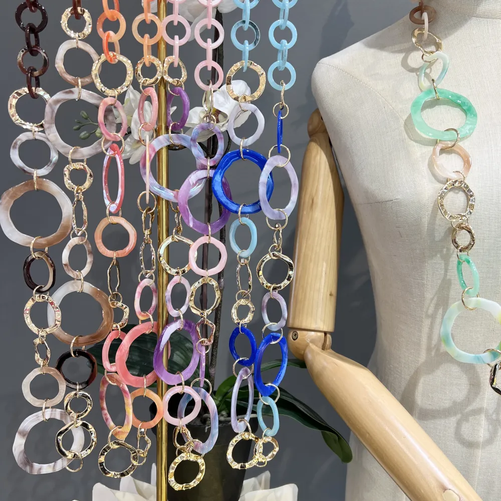 Catena -Collana Lunga in Resina - CML-2527 PE25