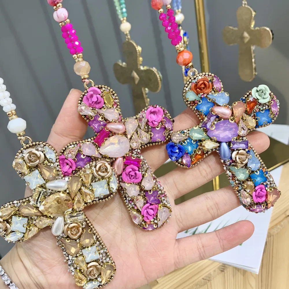 Croce-Collana Lunga Moda - CML-732-101