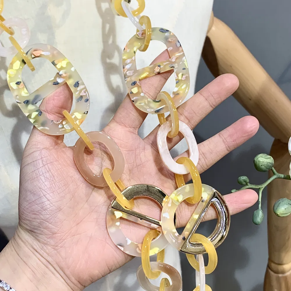 Catena-Collana Lunga Moda in Resina - CML-YXL4794