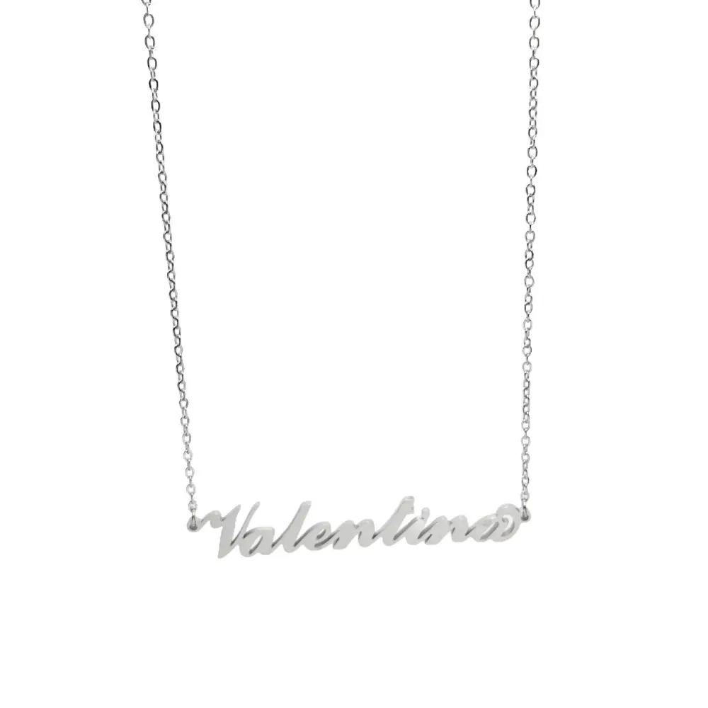 Collana con Nome - 180 Nomi in Acciaio - Collana con Nome - 180 Nomi in Acciaio