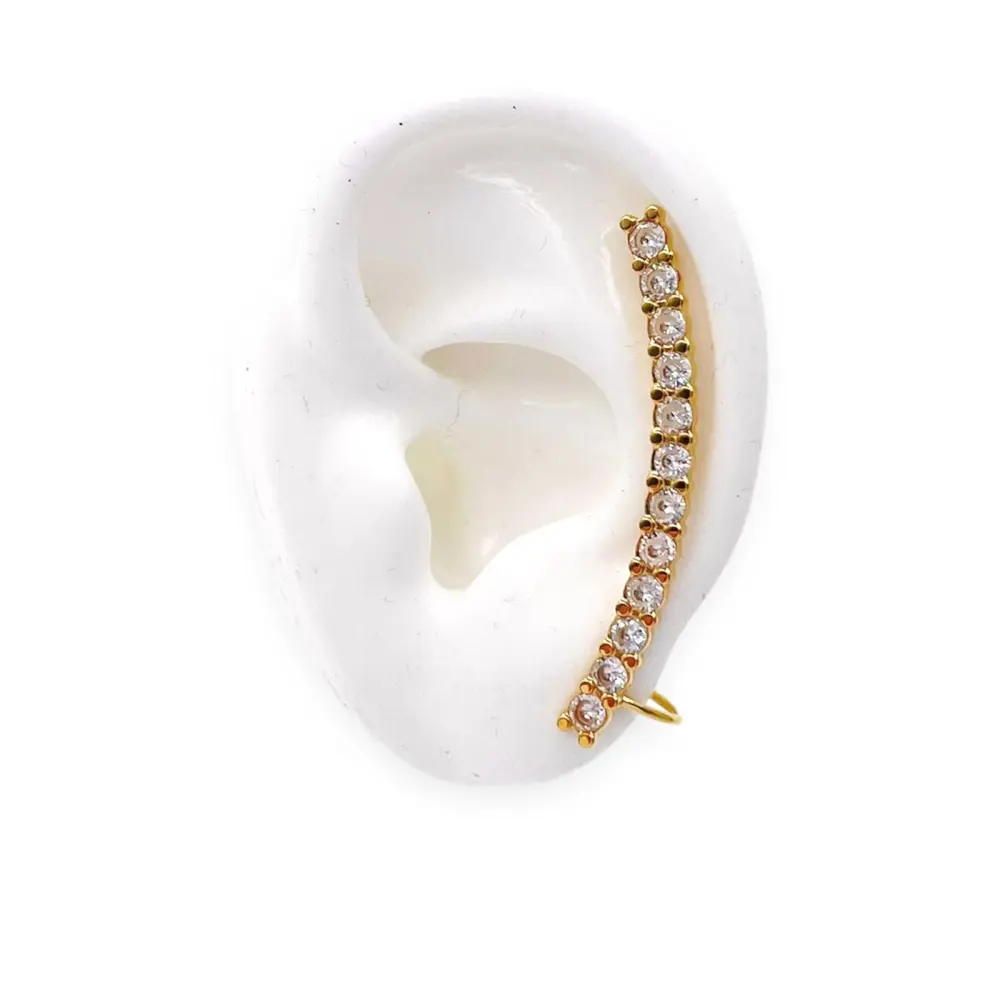 Tennis-Earcuff in Acciaio - EAK-103-AA399E