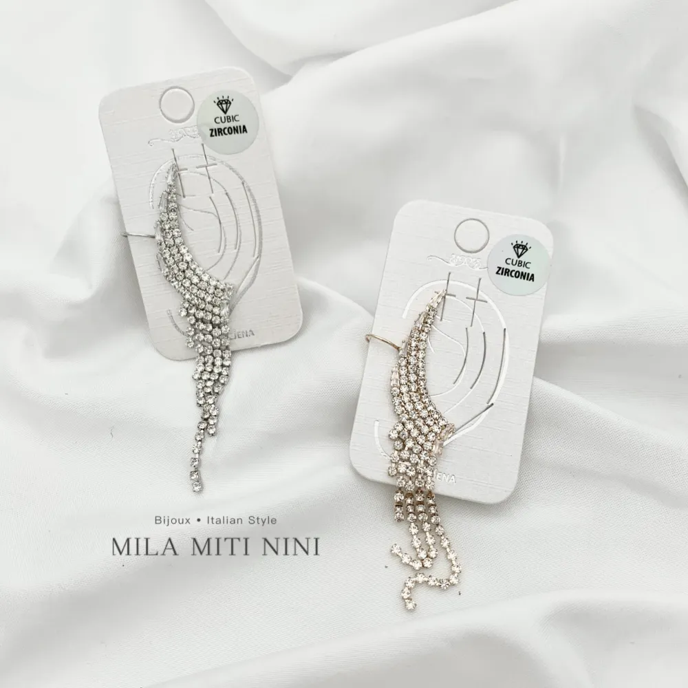 Strass-Earcuff con Zirconia - EAK-159-20458