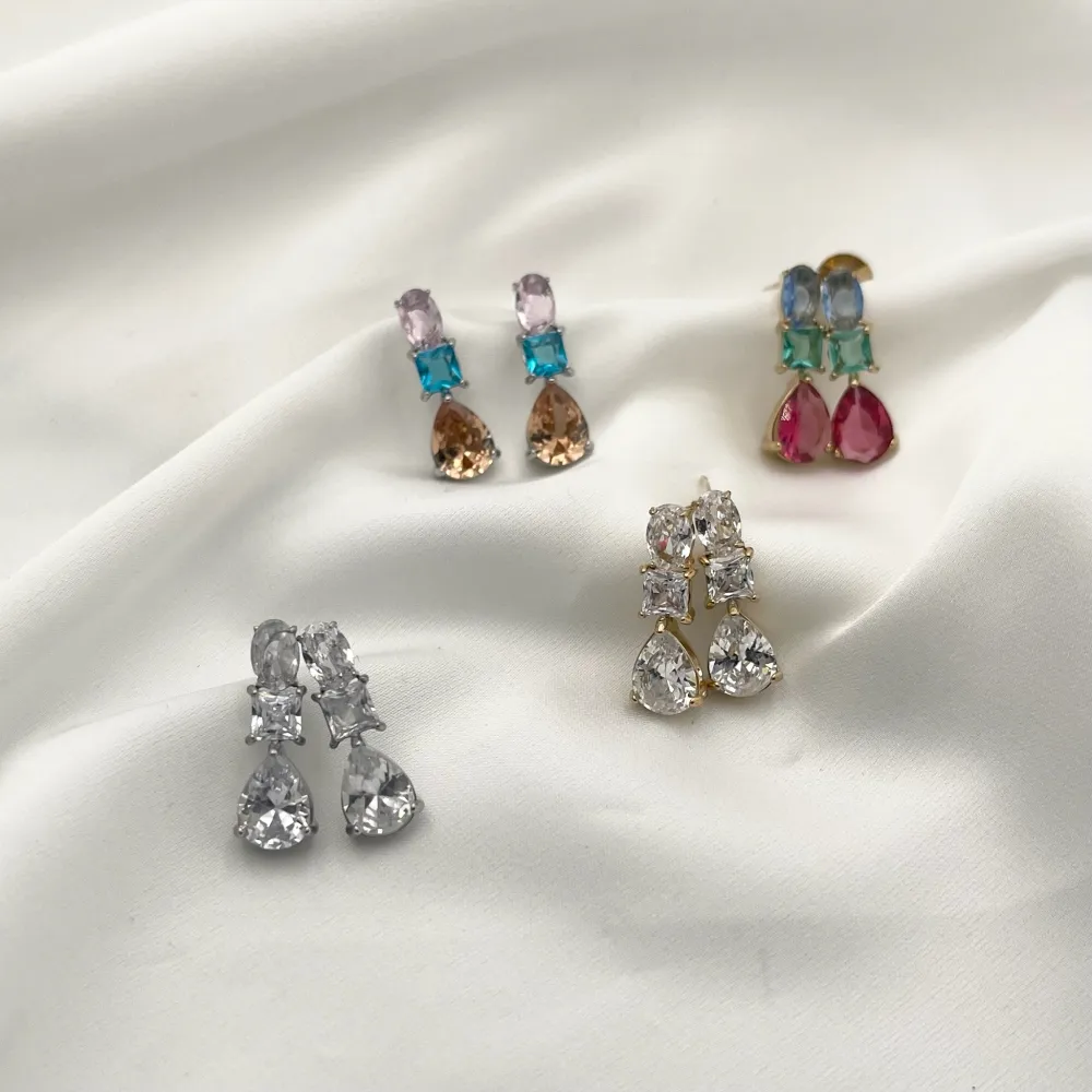 Punto Luce Goccia-Orecchini in Acciaio - OAP-103-AA1650E