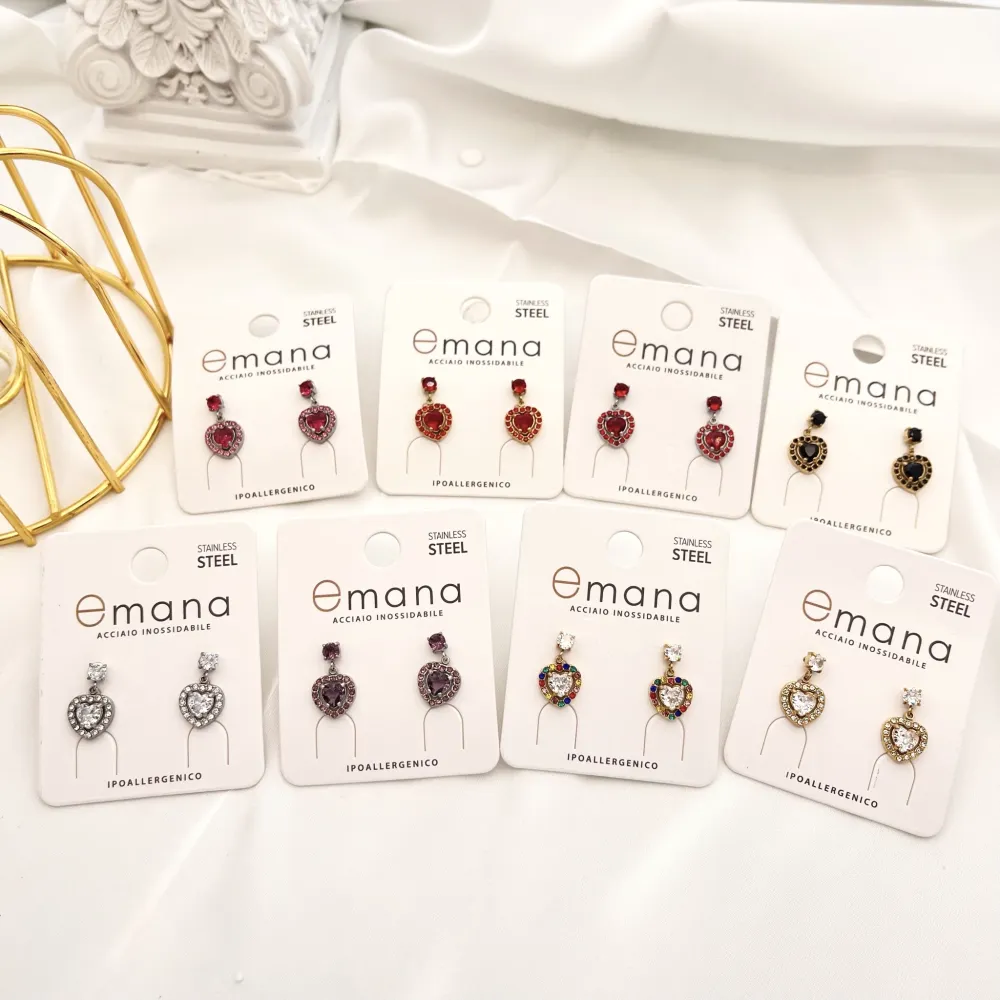 Cuore-12Paia Orecchini in Acciaio - OAP-103-AA2710E Mix Cuore