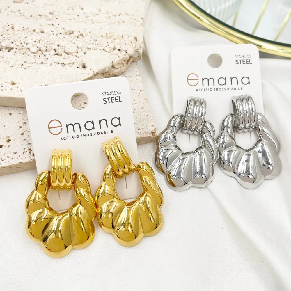 Pendente -Orecchini in Acciaio - OAP-103-AA4655E