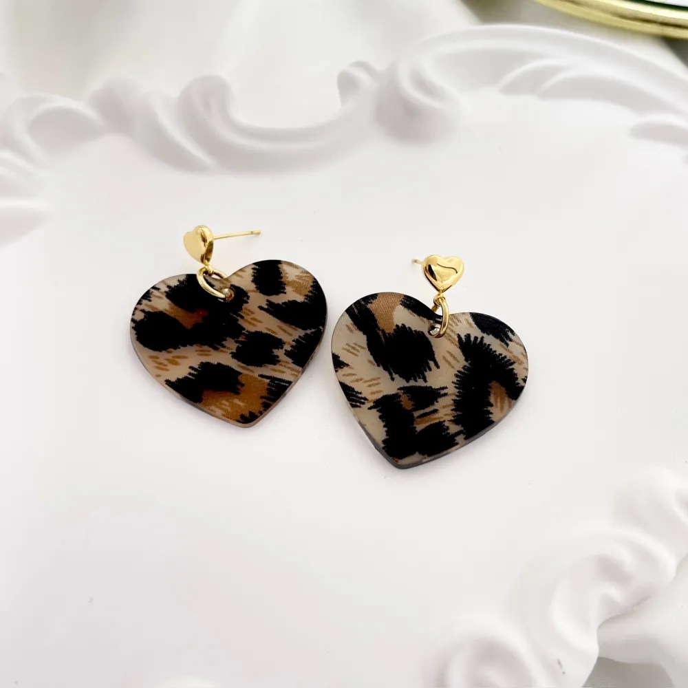 Cuore-Orecchini in Acciaio - OAP-103-AA4832E