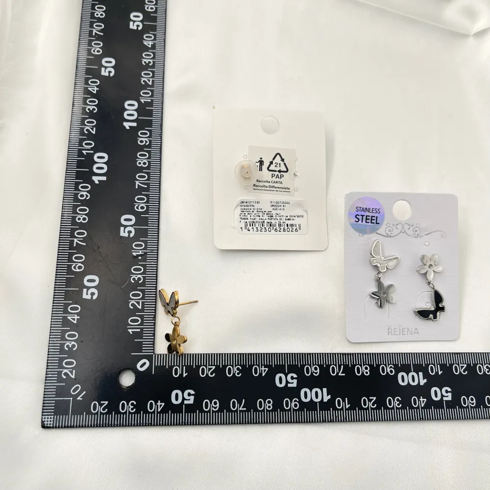 Farfalla-Orecchini in Acciaio - OAP-413-1393