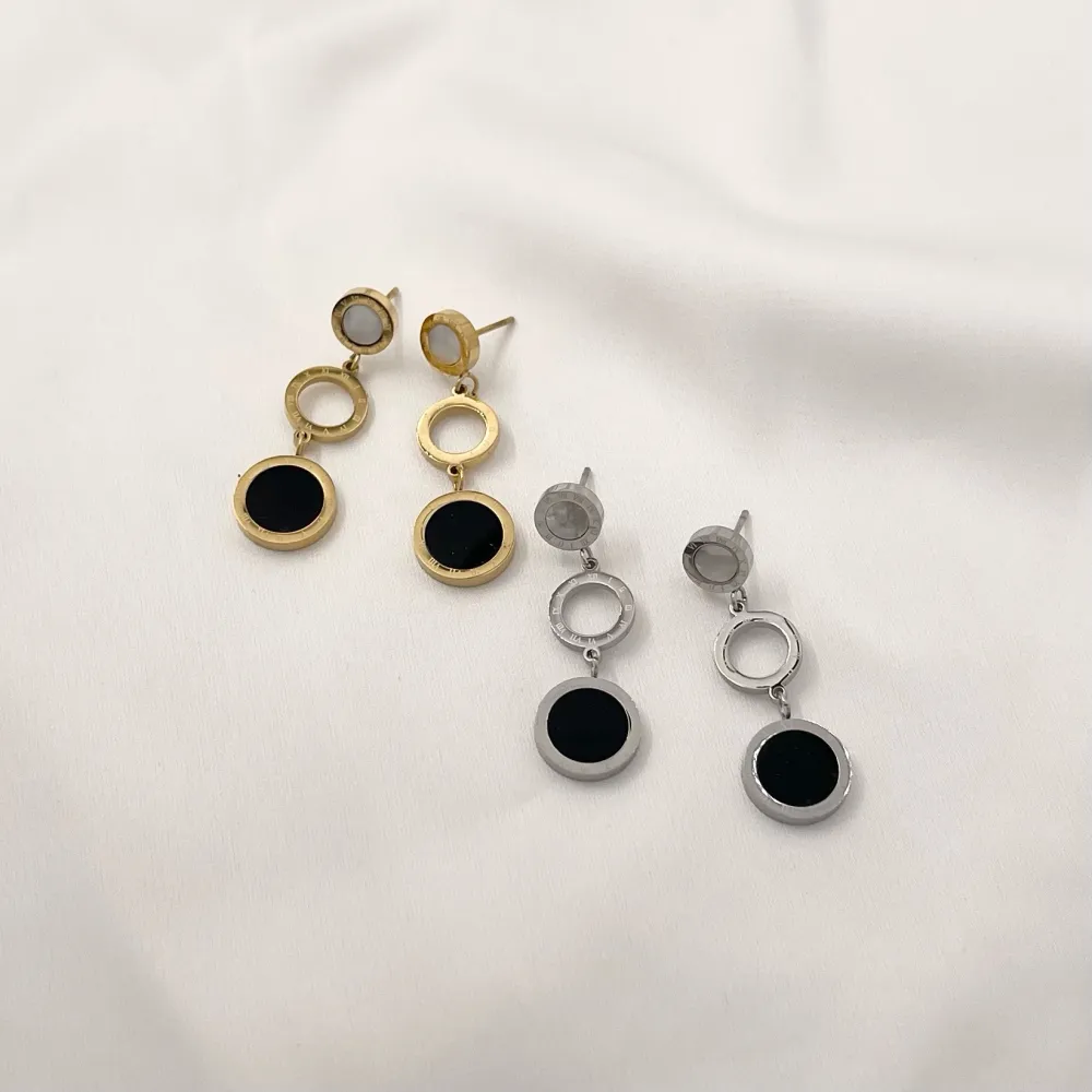 Tondo Cerchio-Orecchini in Acciaio - OAP-413-528