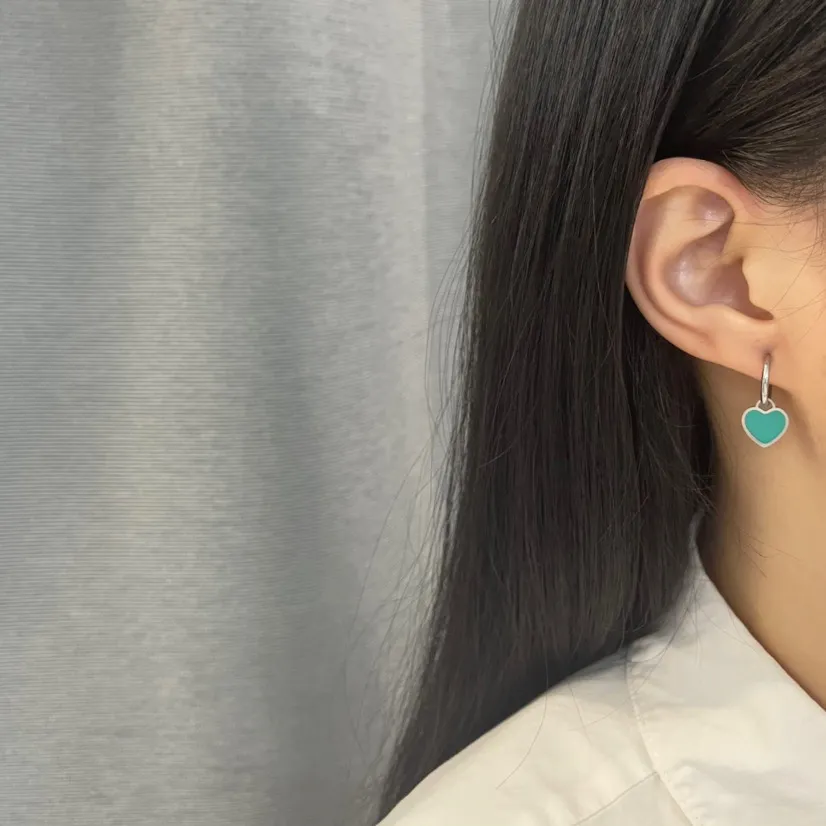 Cuore- Orecchini Pendenti in Acciaio - OAP-413-856