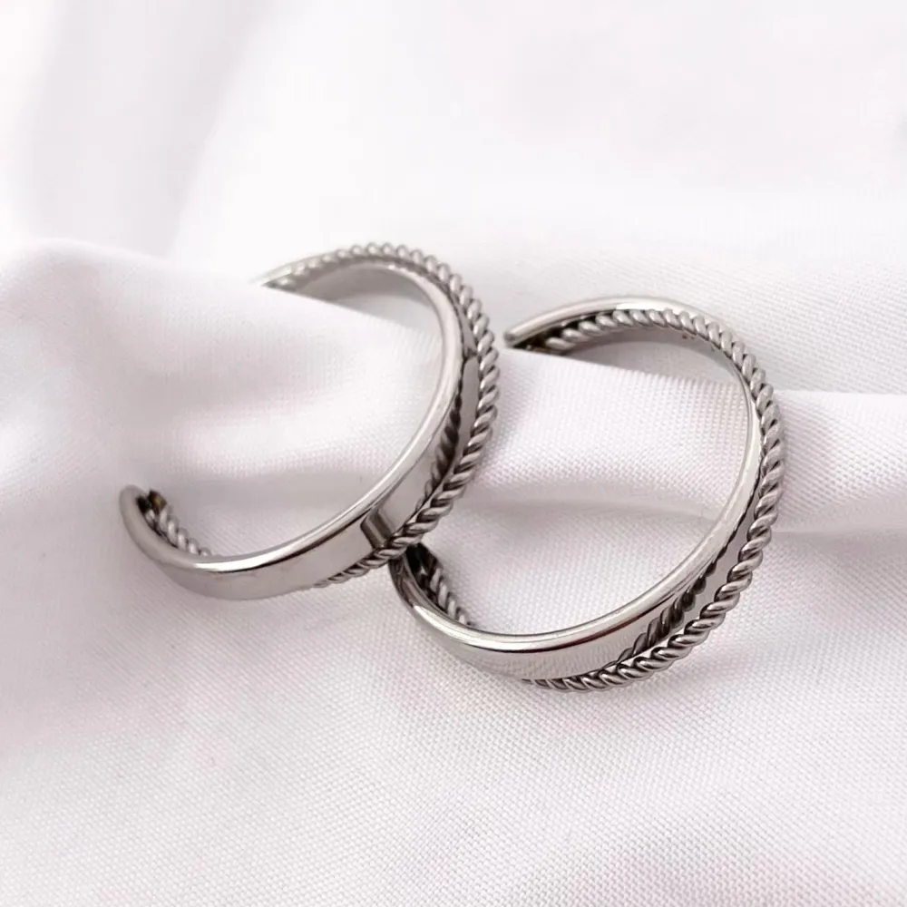 Cerchio-Orecchini in Acciaio - OAP-413-944