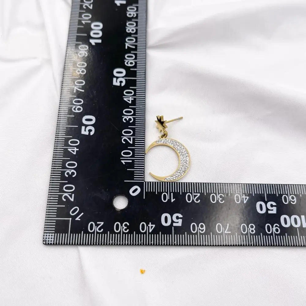 Stella Luna-Orecchini in Acciaio - OAP-413-959