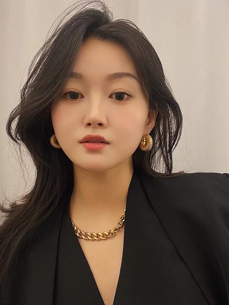 Cerchio-Orecchini in Acciaio - OAP-450-471