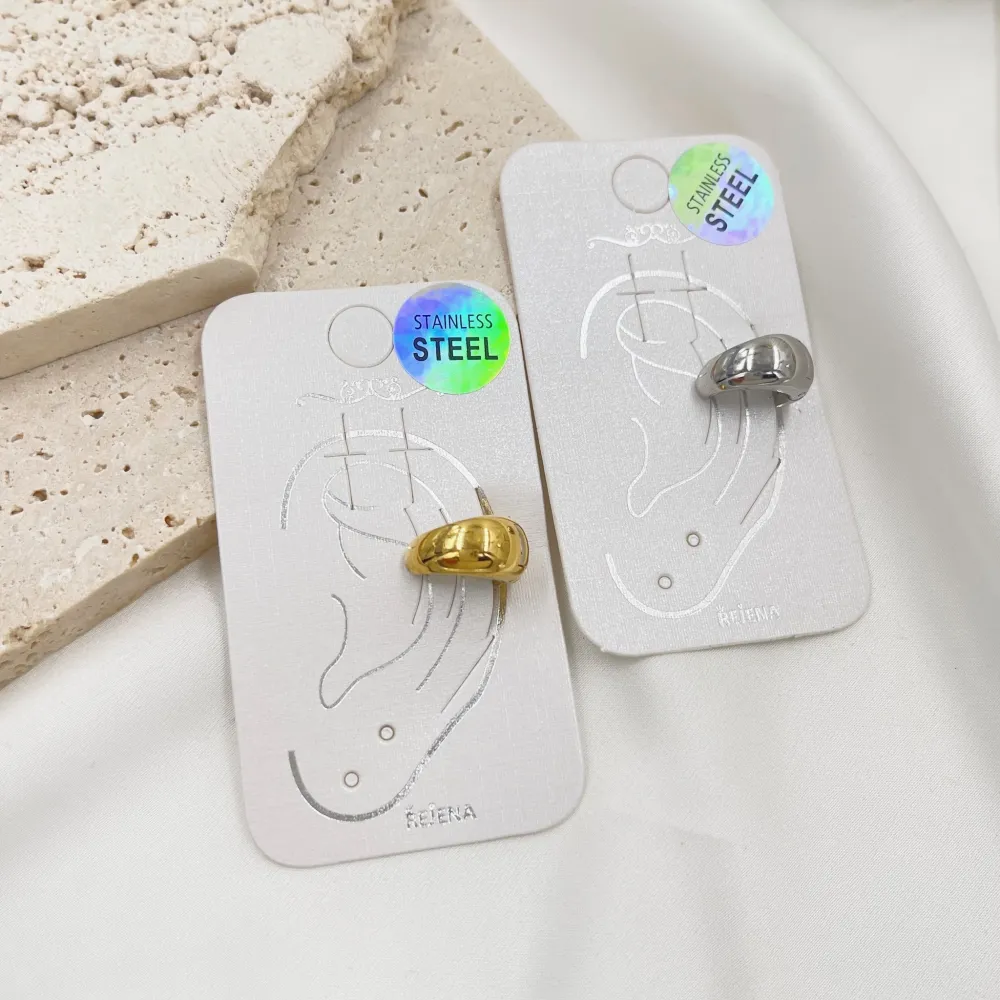 Goccia a Molla -Earcuff in Acciaio - OAP-600-H359
