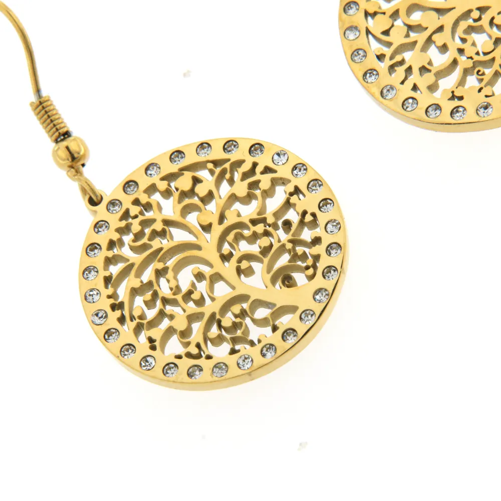 OAP6809-Albero della Vita- Orecchini in Acciaio - OAP6809-Albero della Vita- Orecchini in Acciaio