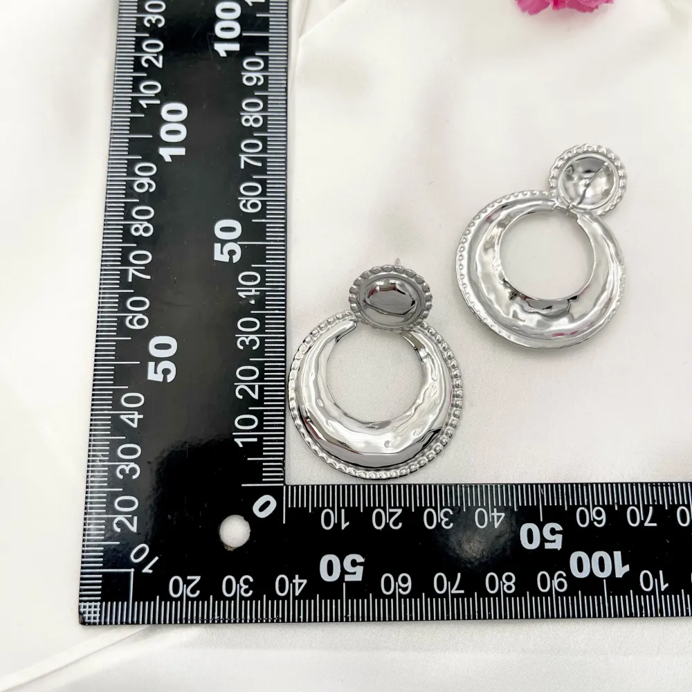 Cerchio-Orecchini in Acciaio - OAP-729-22