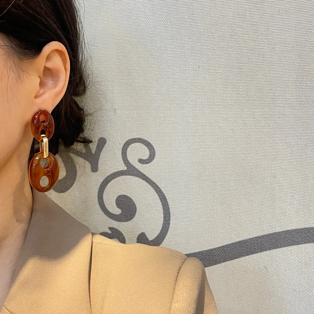 Catena Pendete-Orecchini in Acciaio - OAP-732-324