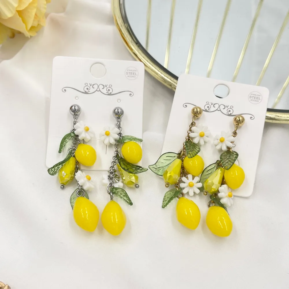 Limone-Orecchini in Acciaio - OAP-732-404