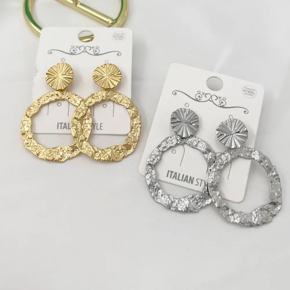 Cerchio -Orecchini in Acciaio - OAP-732-50