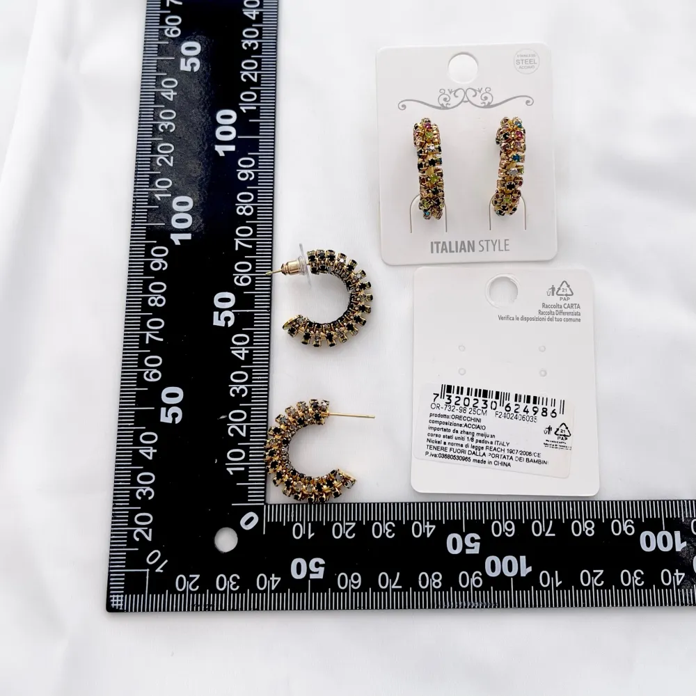 Cerchio -Orecchini in Acciaio - OAP-732-98 S 25mm