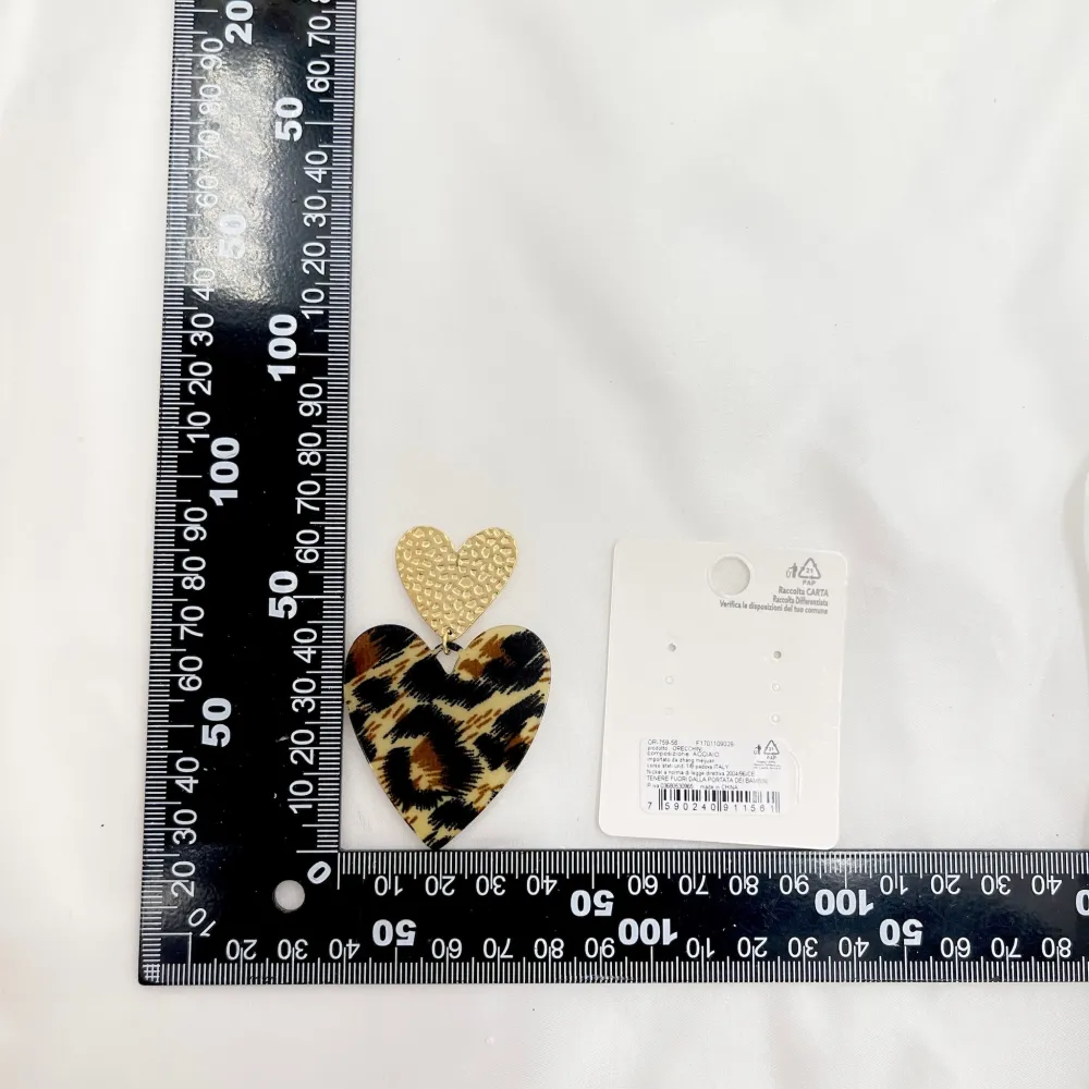 Cuore Grande-Orecchini in Acciaio - OAP-759-56