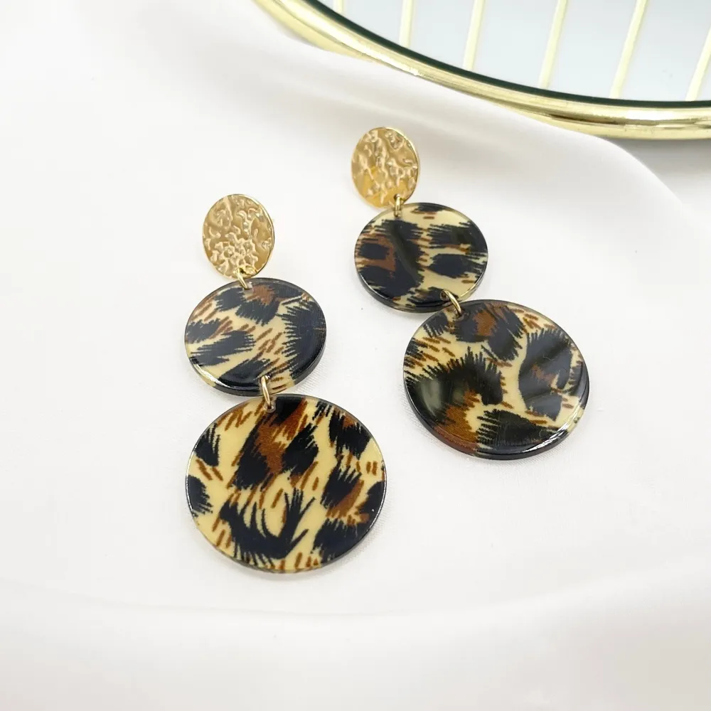 Tondo Doppio-Orecchini in Acciaio - OAP-759-60