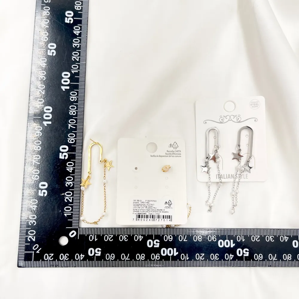 Perla Stella-Orecchini in Acciaio - OAP-760-01