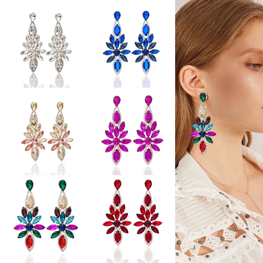 Chantelier-Orecchini Moda Vetro - OMM-159-21297