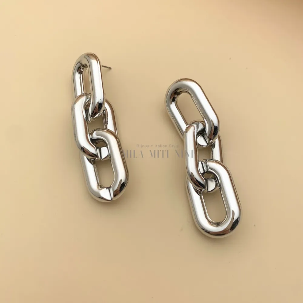 OMP7771-Catena -Orecchini in Plastica - OMP7771-Catena -Orecchini in Plastica