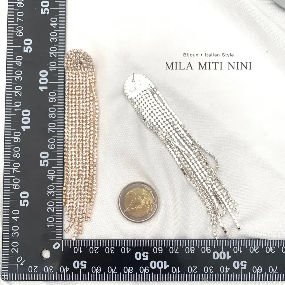 Napine con Strass-Orecchini con Zirconia - OMZ-109-52A