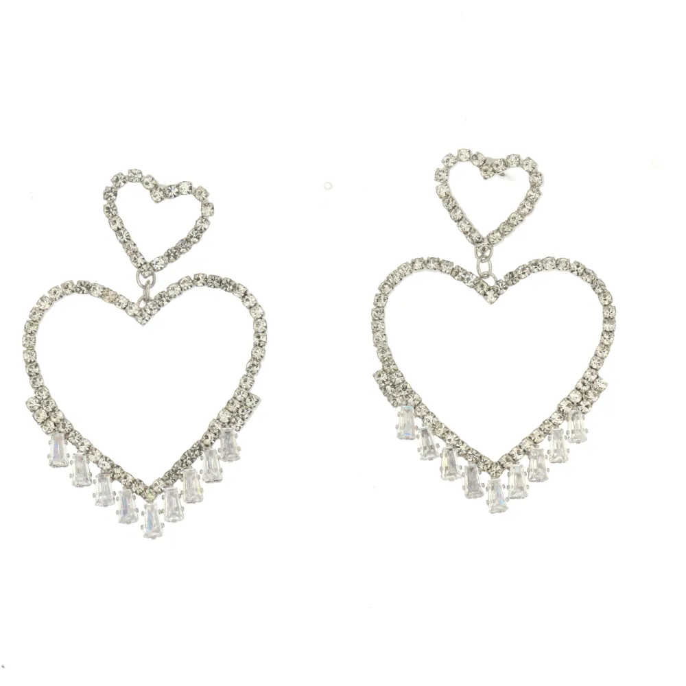 OMZ-Cuore 5140 - Orecchini con Cubic Zirconia - OMZ-Cuore 5140 - Orecchini con Cubic Zirconia