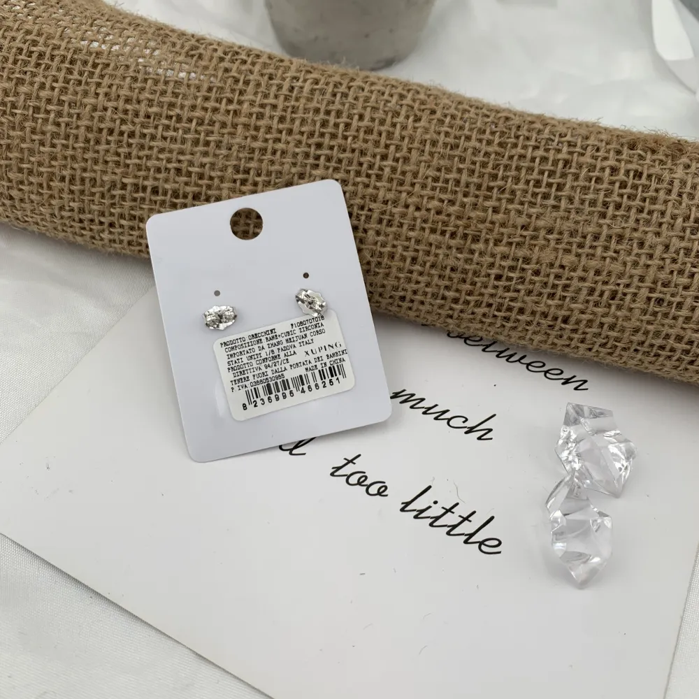 Ovale-Orecchini con Zirconia - OMZ-XP6251